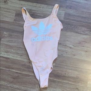 Adidas swimsuit peach